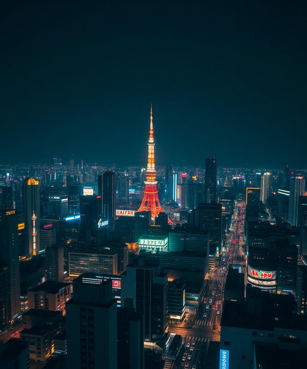 Skyline of Tokyo